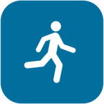 Icon running person